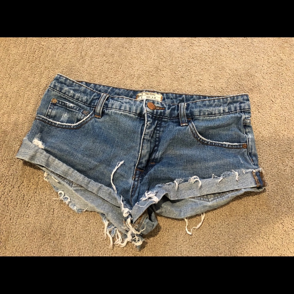 Free People Denim Shorts